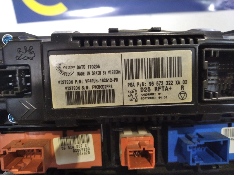 Recambio de mando climatizador para peugeot 407 coupe  | 0.05 - ...  | 0.05 - ... referencia OEM IAM 96573322XA   Recambio de mando climatizador para peugeot 407 coupe  | 0.05 - ...  | 0.05 - ... referencia OEM IAM 96573322XA