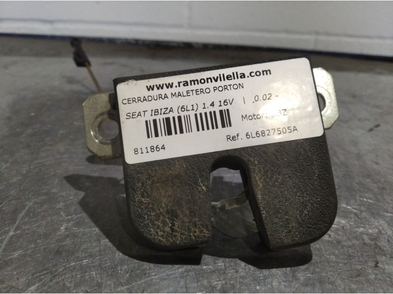 Recambio de cerradura maletero porton para seat ibiza (6l1) 1.4 16v | 0.02 - ... 1.4 16v | 0.02 - ... referencia OEM IAM 6L68275