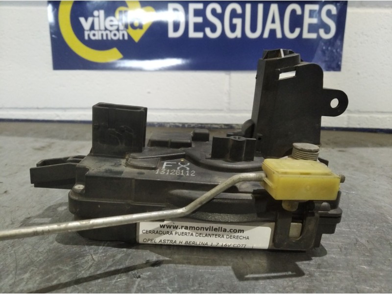 Recambio de cerradura puerta delantera derecha para opel astra h berlina 1.7 16v cdti | 0.04 - ... 1.7 16v cdti | 0.04 - ... ref