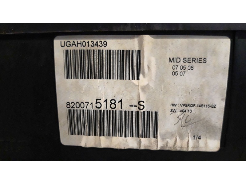 Recambio de cuadro instrumentos para renault clio iii exception | 09.06 - ... exception | 09.06 - ... referencia OEM IAM 8200715