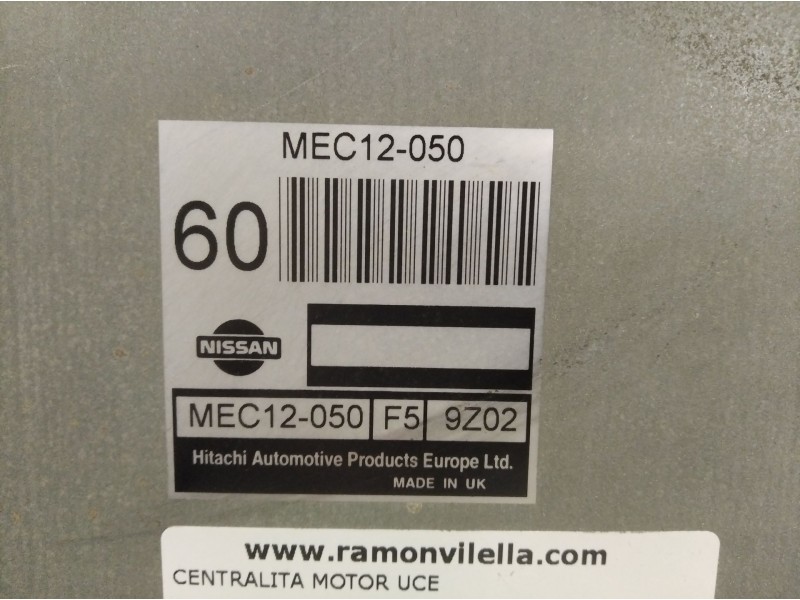 Recambio de centralita motor uce para nissan primera berlina (p11)  | 0.96 - 0.99  | 0.96 - 0.99 referencia OEM IAM MEC12050 MEC