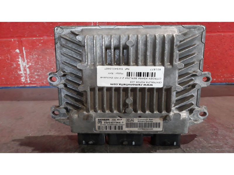 Recambio de centralita motor uce para citroen xsara berlina 2.0 hdi exclusive (80kw) | 04.01 - 12.05 2.0 hdi exclusive (80kw) | 