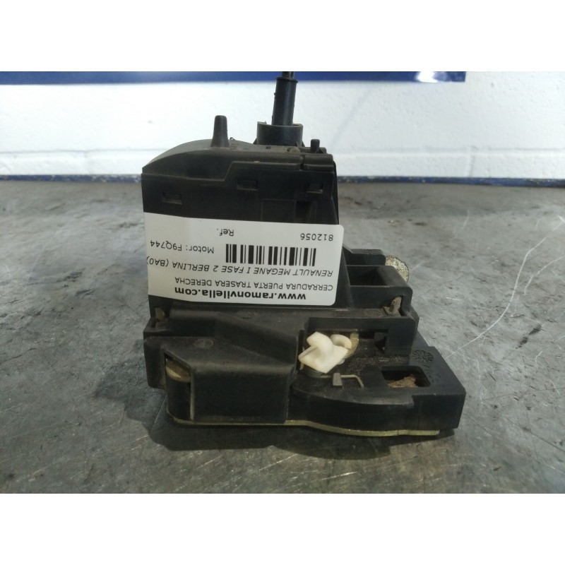 Recambio de cerradura puerta trasera derecha para renault megane i fase 2 berlina (ba0) 1.9 d authentique | 10.00 - ... 1.9 d au
