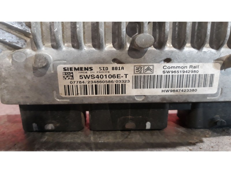 Recambio de centralita motor uce para citroen xsara berlina 2.0 hdi exclusive (80kw) | 04.01 - 12.05 2.0 hdi exclusive (80kw) | 