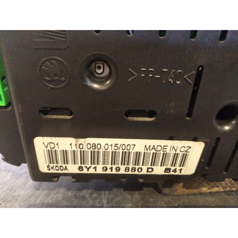 Recambio de cuadro instrumentos para skoda fabia (6y2/6y3)  | 0.00 - 0.07  | 0.00 - 0.07 referencia OEM IAM 6Y1919880D  
