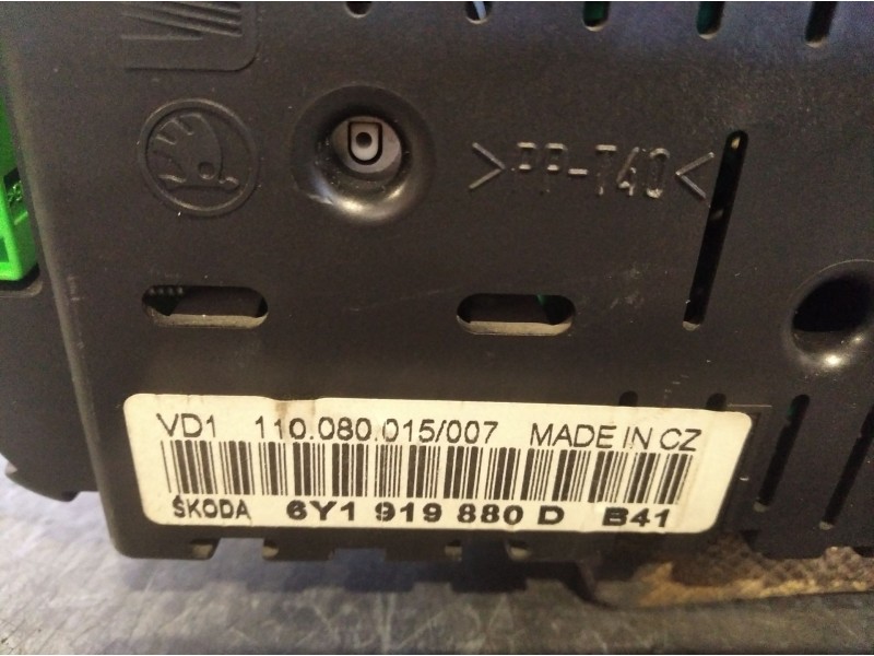 Recambio de cuadro instrumentos para skoda fabia (6y2/6y3)  | 0.00 - 0.07  | 0.00 - 0.07 referencia OEM IAM 6Y1919880D  