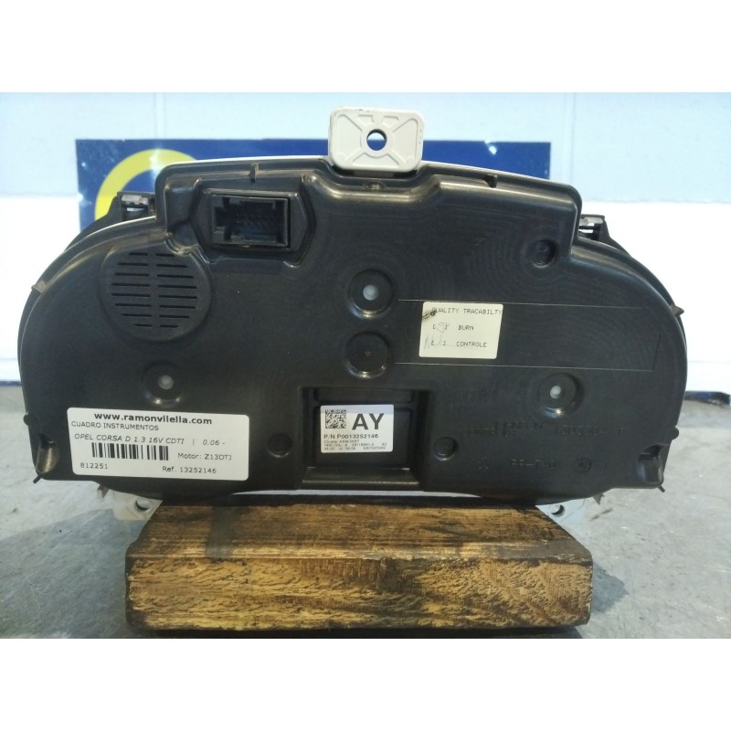 Recambio de cuadro instrumentos para opel corsa d 1.3 16v cdti | 0.06 - ... 1.3 16v cdti | 0.06 - ... referencia OEM IAM 1325214