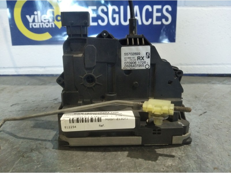 Recambio de cerradura puerta delantera derecha para opel corsa d 1.3 16v cdti | 0.06 - ... 1.3 16v cdti | 0.06 - ... referencia 