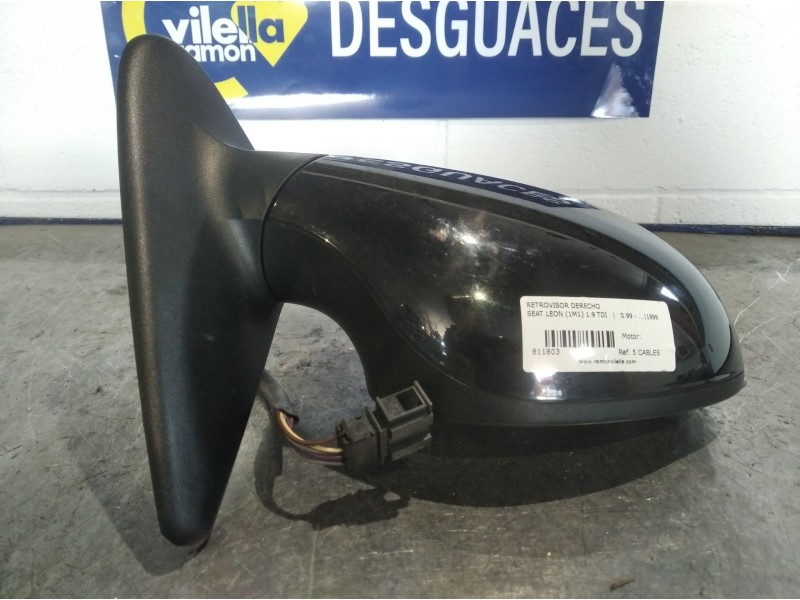 Recambio de retrovisor derecho para seat leon (1m1) 1.9 tdi | 0.99 - ... 1.9 tdi | 0.99 - ... referencia OEM IAM 5CABLES  
