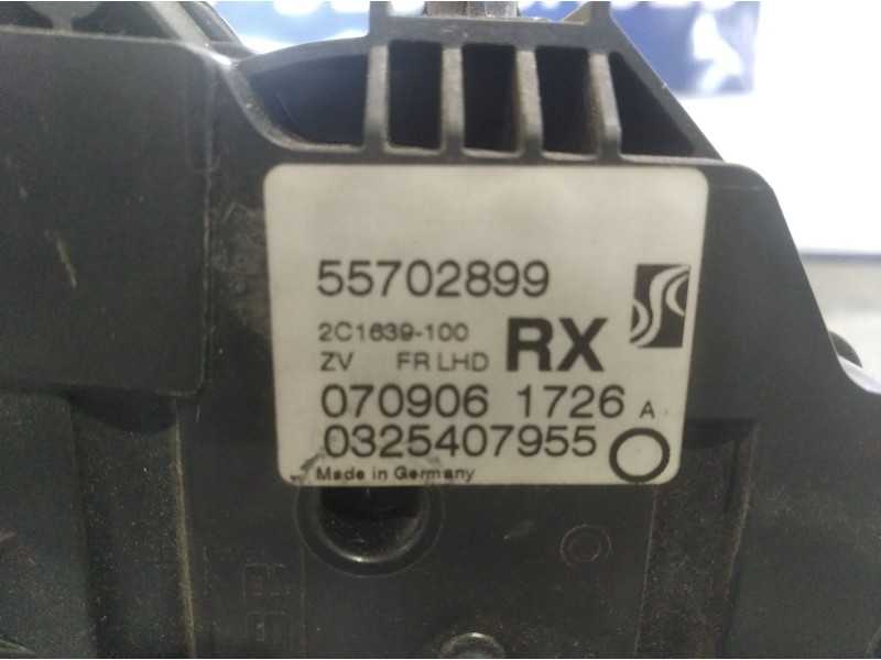 Recambio de cerradura puerta delantera derecha para opel corsa d 1.3 16v cdti | 0.06 - ... 1.3 16v cdti | 0.06 - ... referencia 