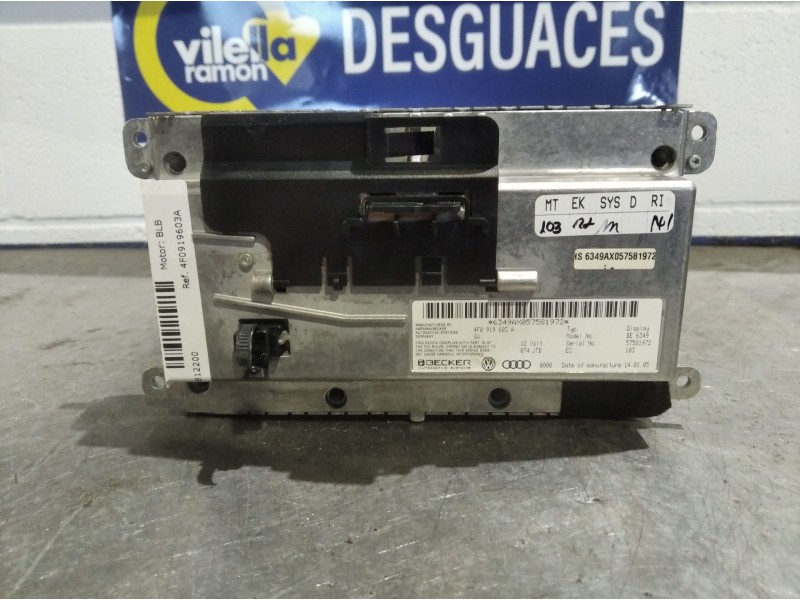 Recambio de pantalla multifuncion para audi a6 berlina (4f2)  | 0.04 - 0.08  | 0.04 - 0.08 referencia OEM IAM 4F0919603A  