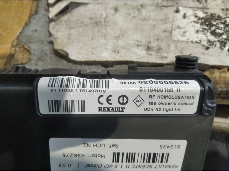 Recambio de caja reles fusibles para renault scenic ii 1.5 dci diesel | 0.03 - 0.09 1.5 dci diesel | 0.03 - 0.09 referencia OEM 