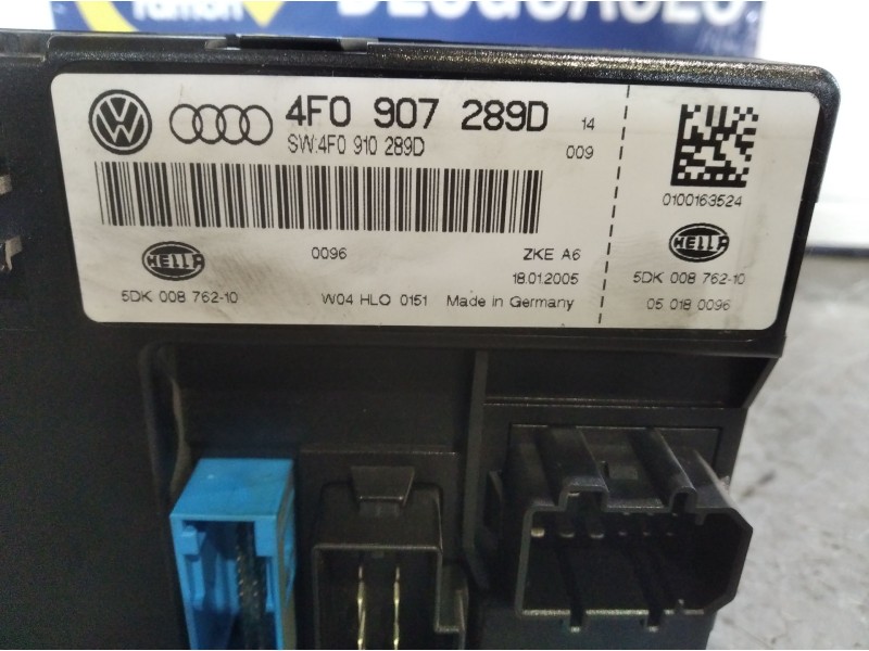 Recambio de centralita confort para audi a6 berlina (4f2)  | 0.04 - 0.08  | 0.04 - 0.08 referencia OEM IAM 4F0907289D  