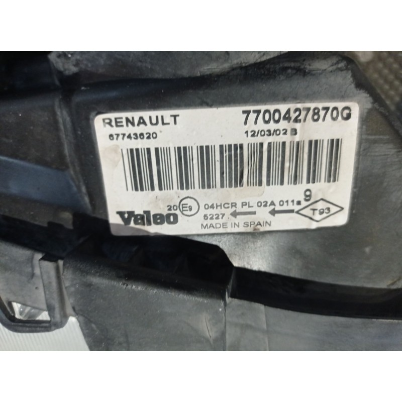 Recambio de faro derecho para renault megane i fase 2 berlina (ba0) 1.9 d authentique | 10.00 - ... 1.9 d authentique | 10.00 - 