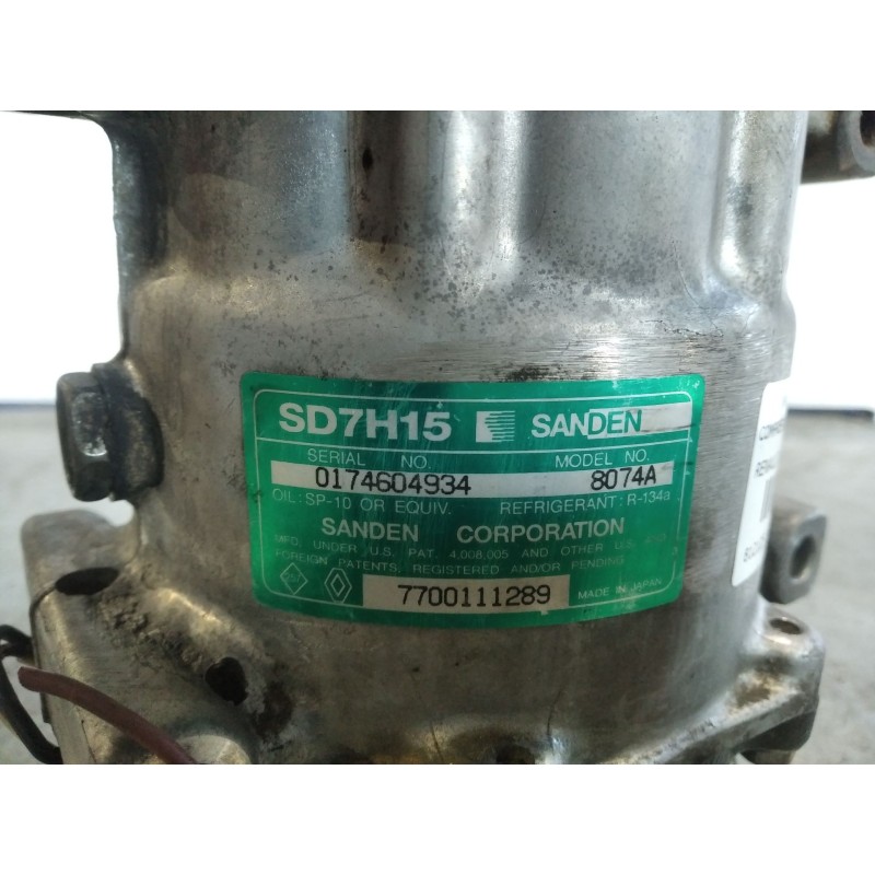 Recambio de compresor aire acondicionado para renault laguna (b56) 1.9 dti rt referencia OEM IAM 8074A  