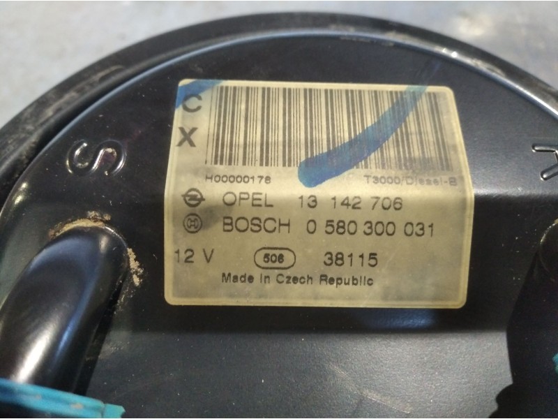 Recambio de aforador para opel astra g berlina 2.0 dti | 0.98 - ... 2.0 dti | 0.98 - ... referencia OEM IAM 13142706  