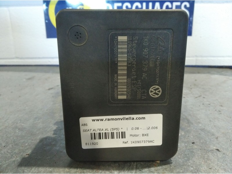 Recambio de abs para seat altea xl (5p5)  | 0.06 - ...  | 0.06 - ... referencia OEM IAM 1K0907379AC 1K0614517AF  Recambio de abs para seat altea xl (5p5)  | 0.06 - ...  | 0.06 - ... referencia OEM IAM 1K0907379AC 1K0614517AF
