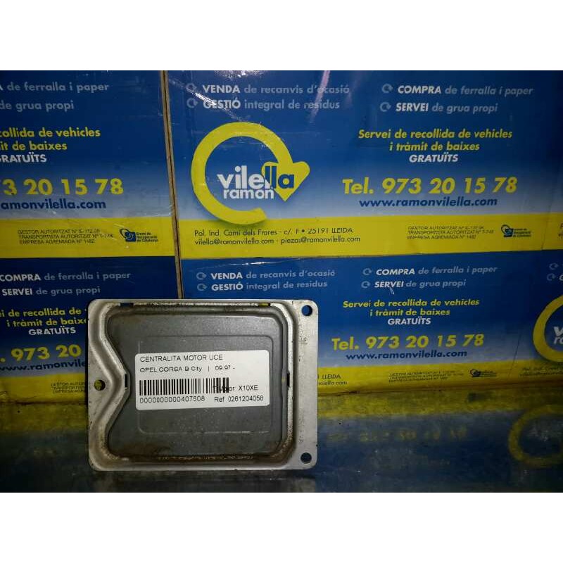 Recambio de centralita motor uce para opel corsa b city | 09.97 - ... city | 09.97 - ... referencia OEM IAM 0261204058 90532609 