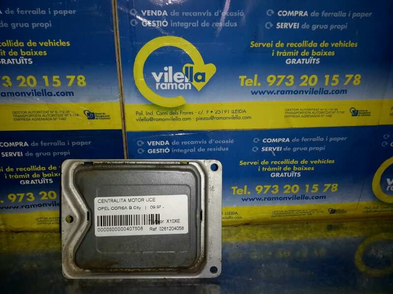 Recambio de centralita motor uce para opel corsa b city | 09.97 - ... city | 09.97 - ... referencia OEM IAM 0261204058 90532609 