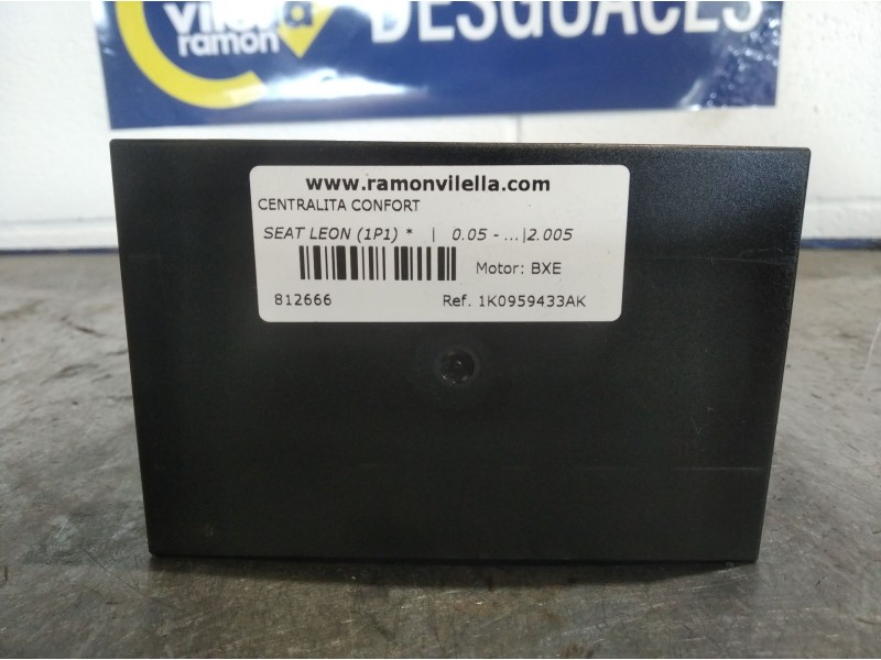 Recambio de centralita confort para seat leon (1p1)  | 0.05 - ...  | 0.05 - ... referencia OEM IAM 1K0959433AK  