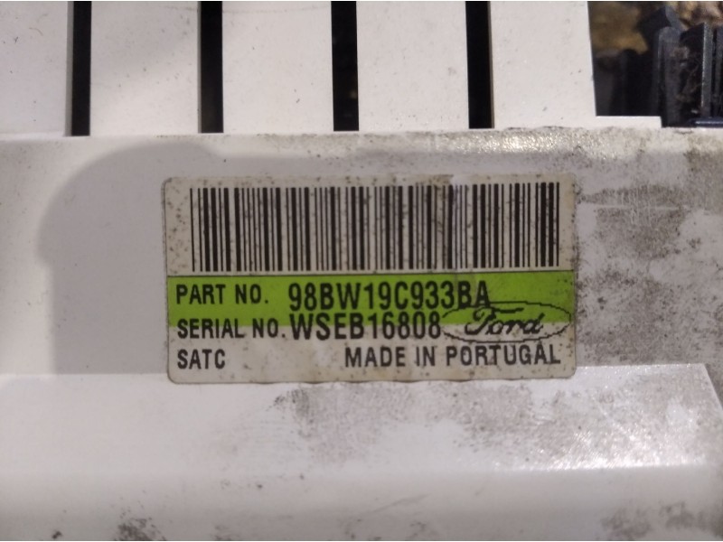 Recambio de mando climatizador para ford cougar (mc) 2.5 v6 24v cat referencia OEM IAM 98BW19C933BA  