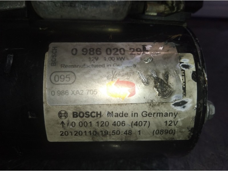 Recambio de motor arranque para seat cordoba berlina (6l2) 1.4 16v referencia OEM IAM 0001120400  