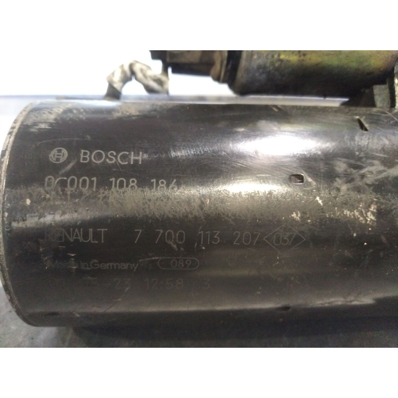 Recambio de motor arranque para renault kangoo (f/kc0) 1.9 dci diesel cat referencia OEM IAM 0001108186  
