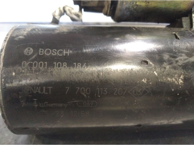 Recambio de motor arranque para renault kangoo (f/kc0) 1.9 dci diesel cat referencia OEM IAM 0001108186  