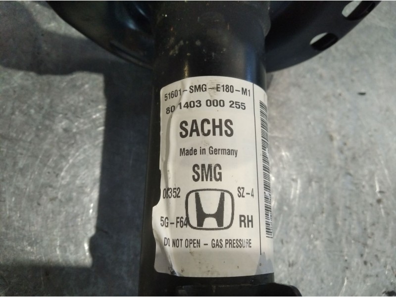 Recambio de amortiguador delantero derecho para honda civic berlina 5 (fk)  | 0.05 - ...  | 0.05 - ... referencia OEM IAM   