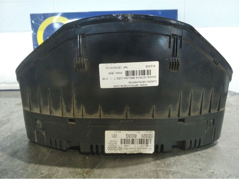 Recambio de cuadro instrumentos para skoda octavia berlina (1z3)  | 0.08 - ...  | 0.08 - ... referencia OEM IAM 1Z0920803G   Recambio de cuadro instrumentos para skoda octavia berlina (1z3)  | 0.08 - ...  | 0.08 - ... referencia OEM IAM 1Z0920803G