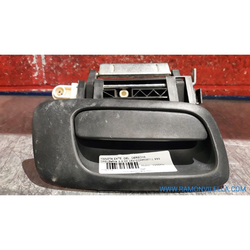 Recambio de maneta exte. delantero derecha para opel zafira a 2.0 dti | 0.99 - ... 2.0 dti | 0.99 - ... referencia OEM IAM   
