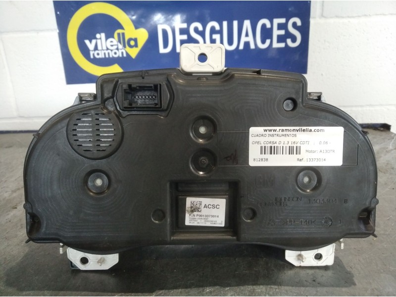 Recambio de cuadro instrumentos para opel corsa d 1.3 16v cdti | 0.06 - ... 1.3 16v cdti | 0.06 - ... referencia OEM IAM 1337301