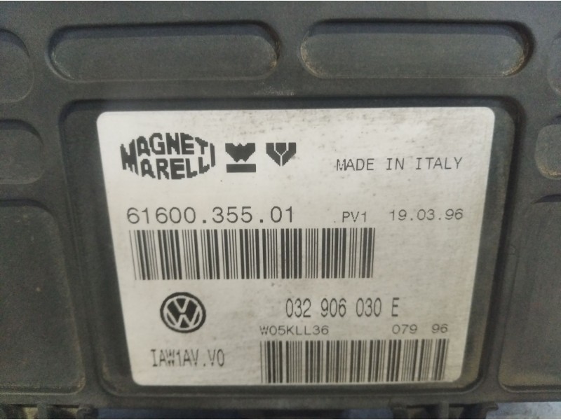 Recambio de centralita motor uce para volkswagen polo referencia OEM IAM IAW1AVVO   Recambio de centralita motor uce para volkswagen polo referencia OEM IAM IAW1AVVO