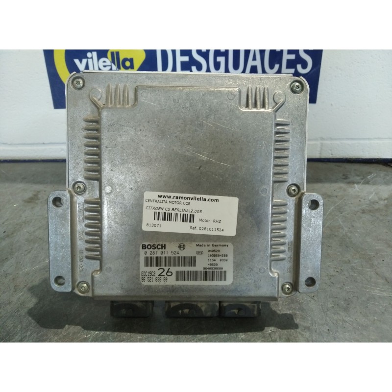 Recambio de centralita motor uce para citroen c5 berlina sx (e) referencia OEM IAM 0281011524  