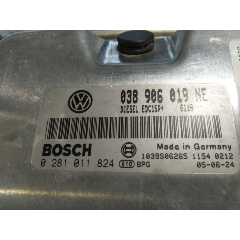 Recambio de centralita motor uce para seat ibiza (6l1) 1.9 tdi | 0.02 - ... 1.9 tdi | 0.02 - ... referencia OEM IAM 0281001824  