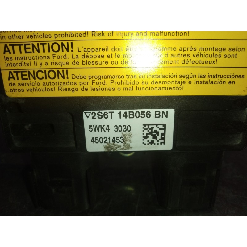 Recambio de centralita airbag para ford fusion (cbk) ambiente | 0.02 - ... ambiente | 0.02 - ... referencia OEM IAM 5WK43030  