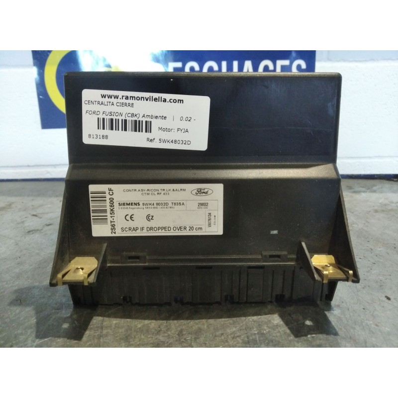Recambio de centralita cierre para ford fusion (cbk) ambiente | 0.02 - ... ambiente | 0.02 - ... referencia OEM IAM 5WK48032D  