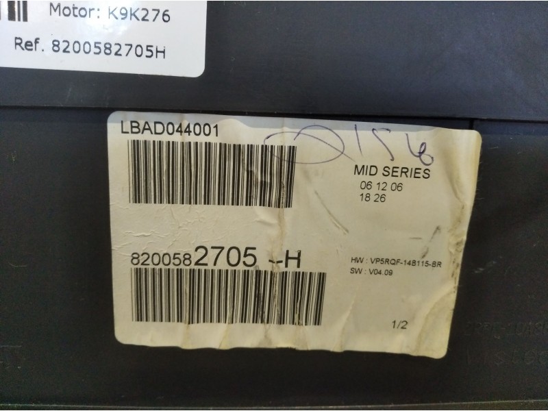 Recambio de cuadro instrumentos para renault clio iii authentique referencia OEM IAM 8200582705H  