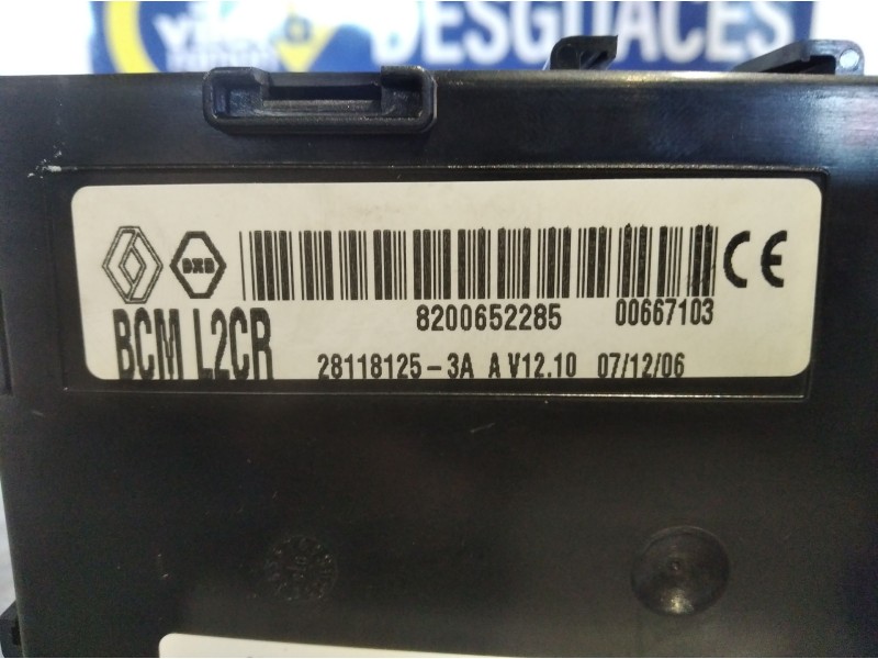 Recambio de centralita bcm para renault clio iii authentique referencia OEM IAM BCML2CR  