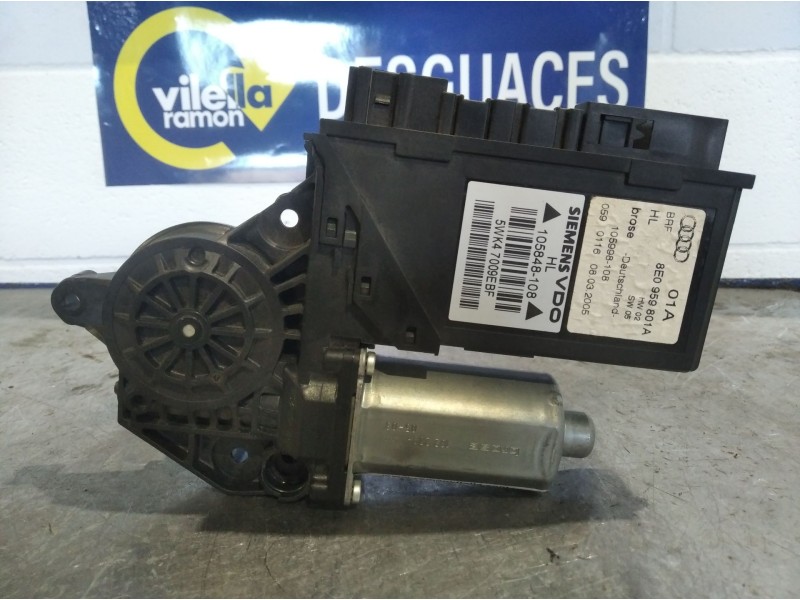 Recambio de motor elevalunas trasero izquierdo para audi a4 berlina (8e) 2.0 16v tfsi referencia OEM IAM 8E0959801A 5WK47009 
