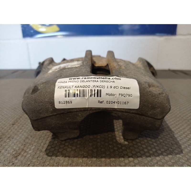 Recambio de pinza freno delantera derecha para renault kangoo (f/kc0) 1.9 dci diesel cat | 0.03 - ... 1.9 dci diesel cat | 0.03 