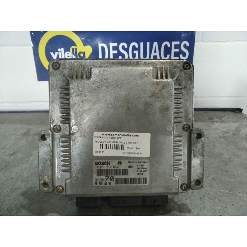 Recambio de centralita motor uce para peugeot 206 berlina 2.0 hdi cat | 0.98 - ... 2.0 hdi cat | 0.98 - ... referencia OEM IAM 0