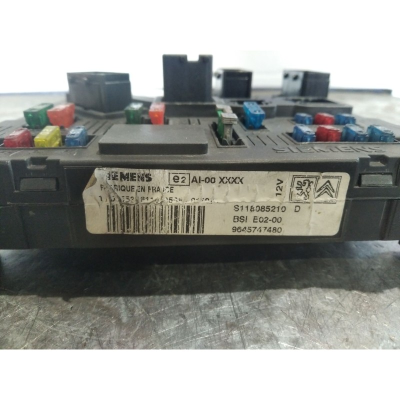 Recambio de centralita bsi para peugeot 206 berlina 2.0 hdi cat | 0.98 - ... 2.0 hdi cat | 0.98 - ... referencia OEM IAM BSIE020