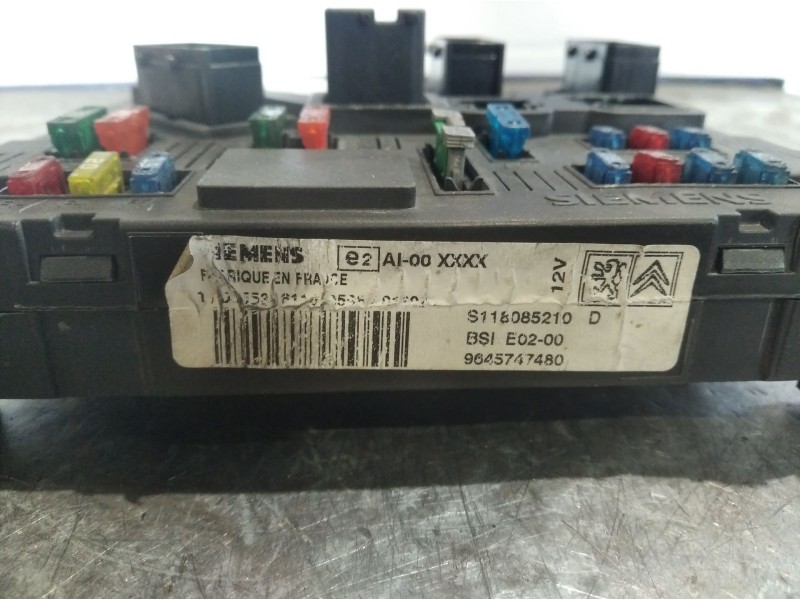 Recambio de centralita bsi para peugeot 206 berlina 2.0 hdi cat | 0.98 - ... 2.0 hdi cat | 0.98 - ... referencia OEM IAM BSIE020