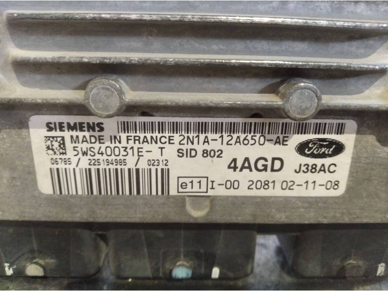 Recambio de centralita motor uce para ford fusion (cbk) 1.4 tdci cat | 0.02 - ... 1.4 tdci cat | 0.02 - ... referencia OEM IAM 5