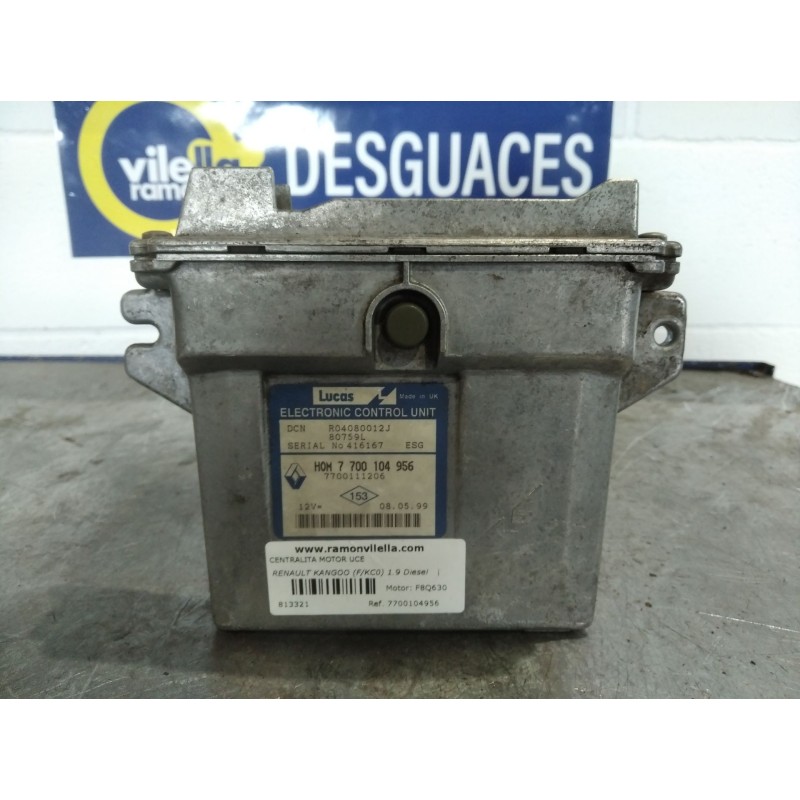 Recambio de centralita motor uce para renault kangoo (f/kc0) 1.9 diesel | 0.97 - ... 1.9 diesel | 0.97 - ... referencia OEM IAM 