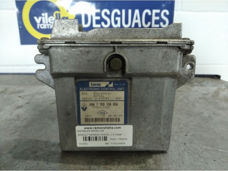 Recambio de centralita motor uce para renault kangoo (f/kc0) 1.9 diesel | 0.97 - ... 1.9 diesel | 0.97 - ... referencia OEM IAM 