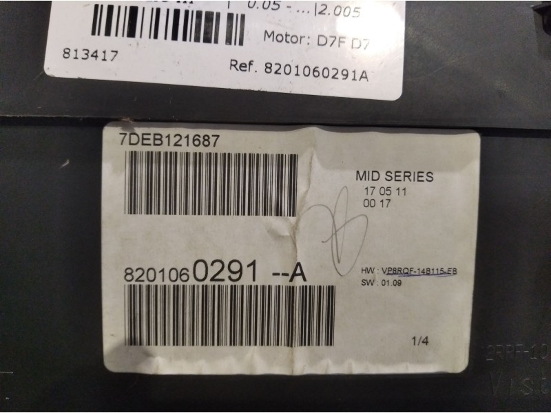 Recambio de cuadro instrumentos para renault clio iii  | 0.05 - ...  | 0.05 - ... referencia OEM IAM 8201060291A  