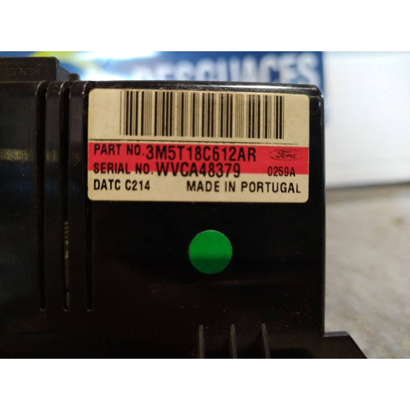 Recambio de mando climatizador para ford focus berlina (cap) 1.8 tdci turbodiesel cat referencia OEM IAM 3M5T18C612AR  
