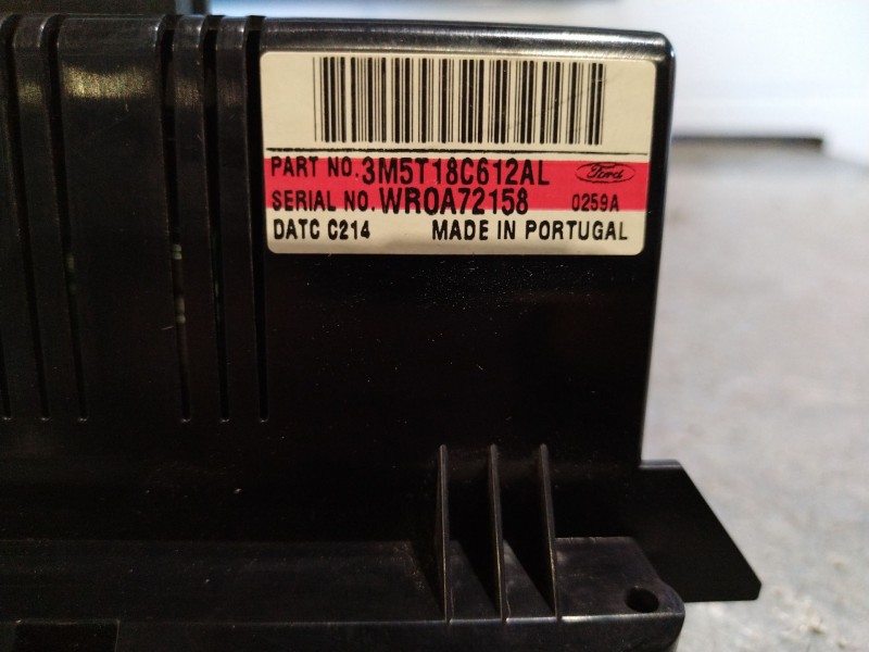 Recambio de mando climatizador para ford c-max (cb3)  | ...  | ... referencia OEM IAM 3M5T18C612AL  